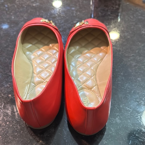 Michael Kors Red Women's Flats - Picture 2 of 4